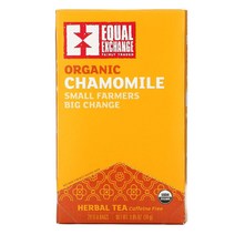 이지몰 Equal Exchange (이퀄 익스체인지) 유기농 카모마일 허브 티 카페인 무함유 티백 20개 24g(0.85oz) No.60897
