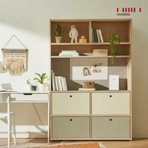 한샘 샘 폴리 수납바스켓 와이드 2P 세트 수납박스 / 샘책장 호환, 01.샘폴리바스켓(와이드)크림 2개