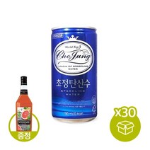 [어라운지] 초정 탄산수 190ml x 30ea (1 BOX) + 베드렌 자몽시럽 증정