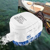 자동 빌지펌프 자동 워터 펌프 빌지 12V 1100GPH 플로트 스위치와 방수 바다 보트 해양, 한개옵션0