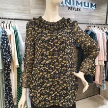 미니멈 NC09 플라워 플리츠 블라우스 MTBGWB3130