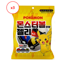 에이플러스 포켓몬스터 몬스터볼 젤리 믹스 54g, 3개