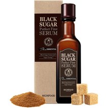 일본직발송 6. 스킨푸드(SKIN FOOD) 스킨 푸드 블랙 슈가 퍼펙트 퍼스트 세럼 더 에센셜 120ML【＊＊＊＊, One Size, One Color