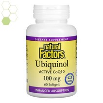 네츄럴팩터스 유비퀴놀 유비퀴논 100mg 60캡슐, 1