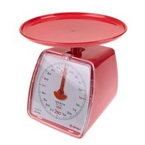 주부 저울 아날로그 2kg 야채 과일 무게 측정 식재료 주방 다용도 소형 커피저울