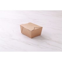 (트레이마켓) 상214X156X64 하197X140 / 71oz / 파스타용기 샐러드 크라프트박스 볶음밥 누들박스 대 50개