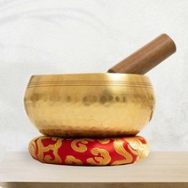 싱잉볼 네팔 전통 힐링도구 명상종 릴렉스 잠들기전, 구경 8cm - 나무막대 3종 세트