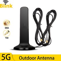 야외 5G 안테나 12dBi 와이파이 라우터 신호 부스터 4G 3G GSM 셀룰러 모바일 네트워크 증폭기 마그네틱, TS9-3M Cable