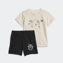 아디다스 키즈 그래픽 콜라보 쇼츠 티세트 HK9769