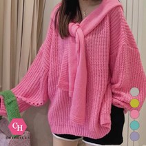 시크힐즈 룰루라 모자 머플러 니트 티셔츠 00004
