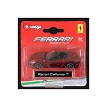 1:64 페라리 LaFerrari 페라리 488 GTB 458 스파이더 F40 경쟁 엔조 430 금속 다이 캐스트 컬렉션 합금 모델 자동차, Ferrari California T