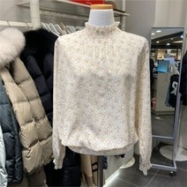 라티움 NC05 잔잎스모크 블라우스 봄 T2215BL03