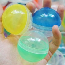 뽑기 통 추첨볼 캡슐 타임 빈 원형 둥근 랜덤 부활절 생일 홈파티 소품 선물 초등, 1-뽑기통32mm-랜덤30p