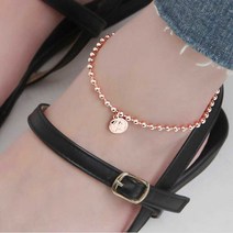 비쥬(bijoux) 볼드 체인 볼 발찌 엘리자베스 부엉이 발찌
