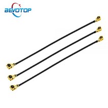 공유기 안테나BEVOTOP 10PCs IPEX1 암 잭 와이파이 안테나 연장 케이블 RF 동축 RF1.13 피그테일 라우터, 02 5CM