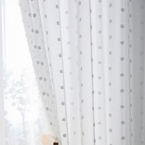 방염커튼 거실 커튼 Snowflake white tulle curtains for living room 침실 3d plush point tulle curtain for 사용자