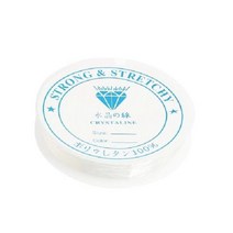 스판줄(50M) 공예용끈 만들기재료 팔찌부속 우레탄줄, 0.6mm 스판줄
