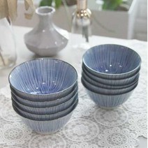 일본 가정식 도자기 공기5P 대접5P 택1 식기 공기대접