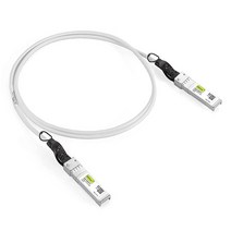 10Gtek [화이트] 컬러 10G SFP DAC 케이블 - 시스코 SFP-H10GB-CU5M 유비퀴티 유니파이 디링크 슈퍼마이크로 넷기어 미크로틱 포티넷용 트위낵스 5m(16.4, White, 0.5m