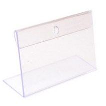 단면 아크릴 꽂이 쇼카드 미니 케이스 POP 꽃이 a 90x55 가격표 매장 가게 매대 진열대 정보표시 홀더