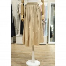 [올리브데올리브] 레터링 밴딩 핀턱 플레어 스커트 YW4SS185(3562758) 백화점