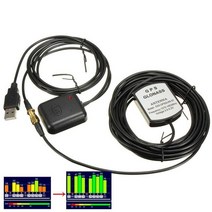 gps재방사 gps증폭기 외장 gps 모듈 전화 내비게이터 용 수신기, 씨엔, 검은색