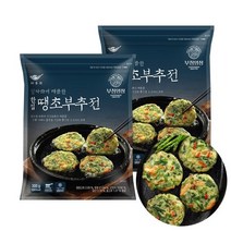 SB/2/부침명장 한입땡초부추전 300g -2개/전/냉동, 한입땡초부추전 (30g x 약10개) 300g x 2팩