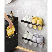 GE 오드리 욕실화 실내화 슬리퍼 거치대 걸이 럭셔리 감성~, 블랙, 싱글size, 1개