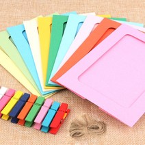 컬러 종이액자 페이퍼 프레임 세트3E.0EA, 본상품선택