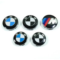BMW 블랙 휠캡 클립형 68mm 56mm M패키지휠캡, M패키지-68MM, 1개
