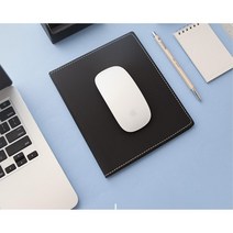 사각 가죽 마우스패드 메모지 회사 오피스 가죽데스크패드 PC패드 피씨패드, 브라운