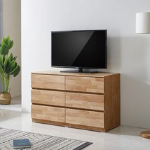 거실장 서랍 러버 원목 1200 팀버스리빙, 속 깊은 러버 1200 거실장(착색)