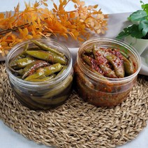 국산 유기농 밥반찬 수제 고추장아찌 400g, 양념고추장아찌400g, 1개
