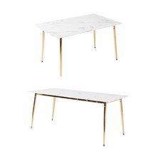 퍼주퍼주 PO-2009-1 에이스골드식탁테이블(B급)골드테이블, PO-2009-1 에이스골드식탁4인용테이블(B급)