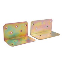 ㄱ자꺽쇠 연결철물 브라켓 침대브라켓 60X60X120 천연색