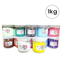 칼라 색모래 1kg 모래놀이 색상선택, 10)보라