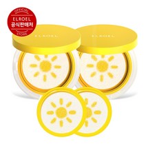 [엘로엘(화장품)] [엘로엘] (쇼핑백증정)1초보정 파데프리 옐로우 빅 선쿠션(25g) 본, 상세 설명 참조