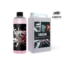 [타월증정] 림피오 아이언 중성 철분제거제 도장면정리 휠철분제거제 500ml 1리터