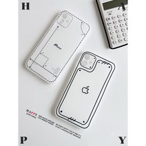 ins 심플 패션 핸드폰 케이스 아이폰 케이스