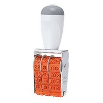 일부인 회전 날짜 유통기한 표시 고무 자동 스탬프 대 43x7.5mm