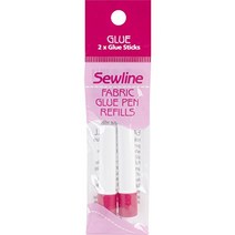Sewline Water-Soluble Fabric (2 Pack) Blue Glue Pen Refill 2 Count, 1