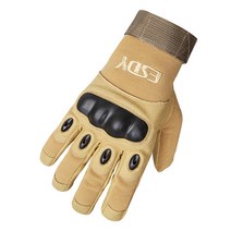 기타 택티컬 밀리터리 풀 핑거 프로텍션 글러브(GV-02), TAN