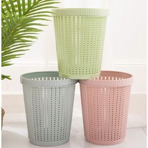 [SM] 라탄 휴지통 대 + 리필봉투 5봉(색상랜덤), 블루, 블루