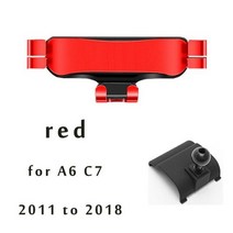 차량용 핸드폰 거치대 아우디 A6 A7 스포츠백, A6 C7 2011 to 2018 2