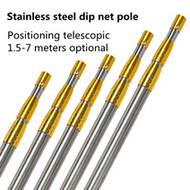 야외 낚시 도구 1.5m/1.7m/1.9m/2.1m 5 발톱 작살 스피어로드 물고기 딥 그물 텔레스코픽 스테인레스 스틸, 1.7M