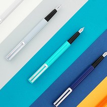 모나미 153 네오 만년필 NEO 고급 필기구 잉크, 아쿠아프레시(하늘색)