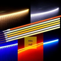 DIY_6mm_COB_면발광_LED바_X_300mm_12V용_다용도 1EFD, 핑크LED
