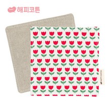 해피코튼 티코스터, 레드튤립, 1개