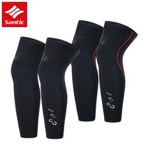 산틱 자전거 기모 레그워머 다리토시 발토시 W1P090, S, 블랙