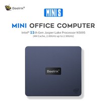 소형PC 미니PC 산업용미니PC Beelink-미니 S 윈도우즈 11 미니 PC 인텔 셀러론 N5095 8GB SSD 데스크탑 게, 02 AU, 04 8GB 1TB